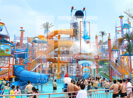 water slides